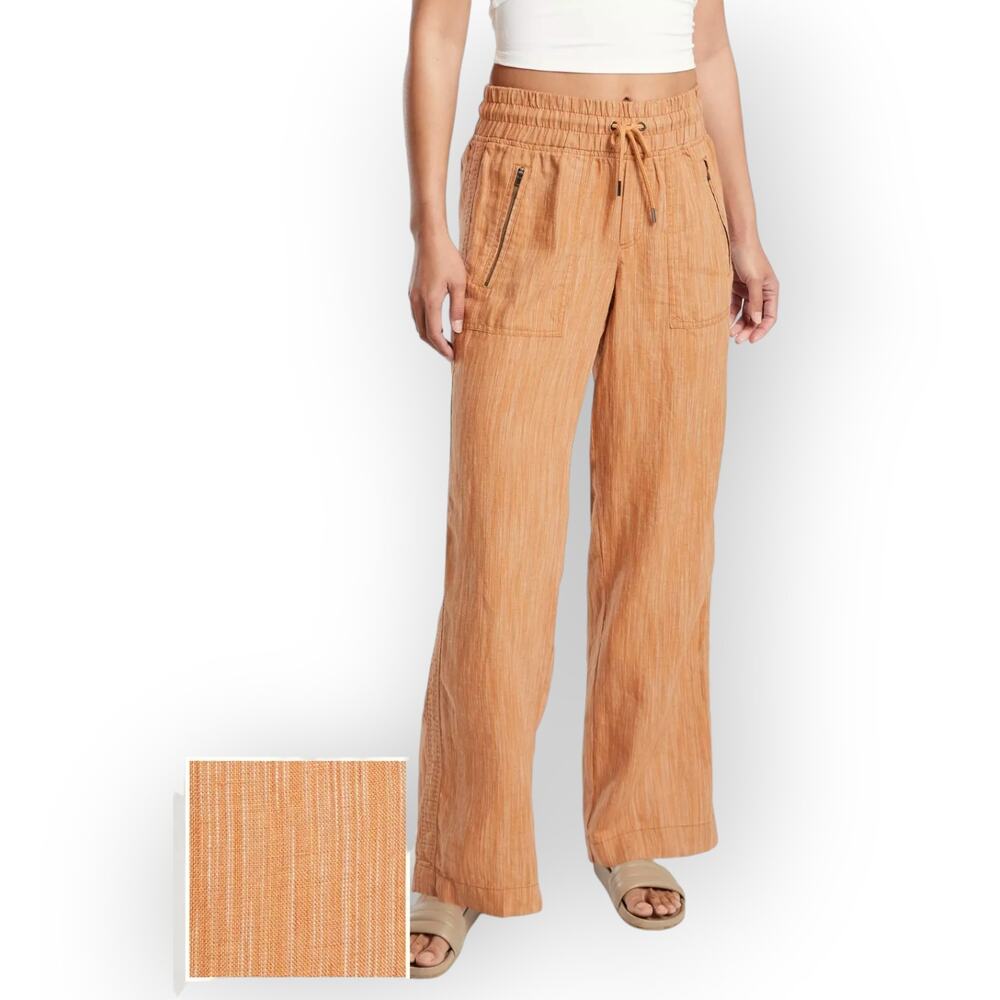 Athleta Wide Leg Pants in Light Brown